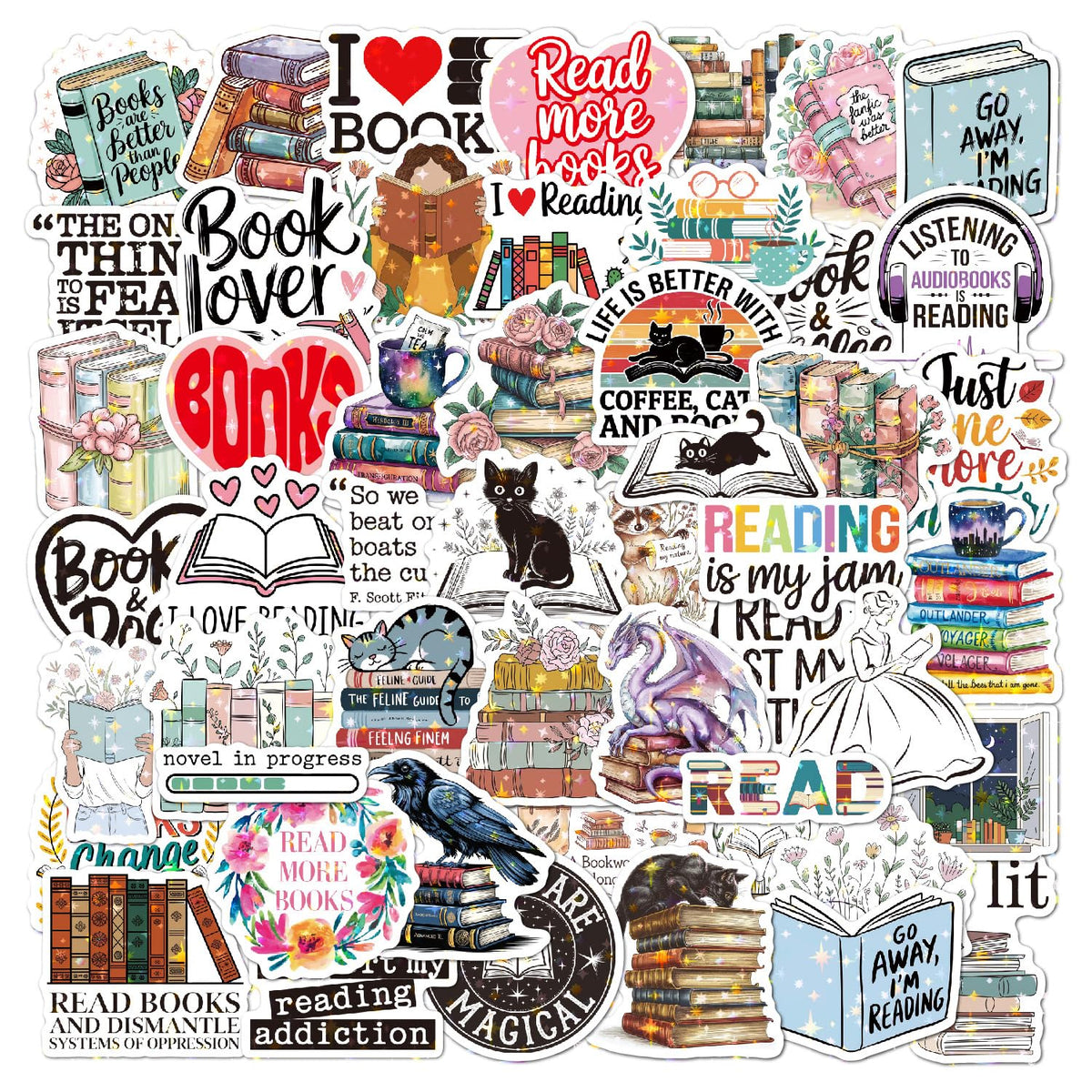 120Pcs Vintage Aesthetic Stickers for Adults, Verseyi Waterproof Scrapbook Journal Daily Planner Diary Notebook Handbook Stickers, Scrapbooking Supplies for DIY Paper Crafts Vinyl Sticker Bulk