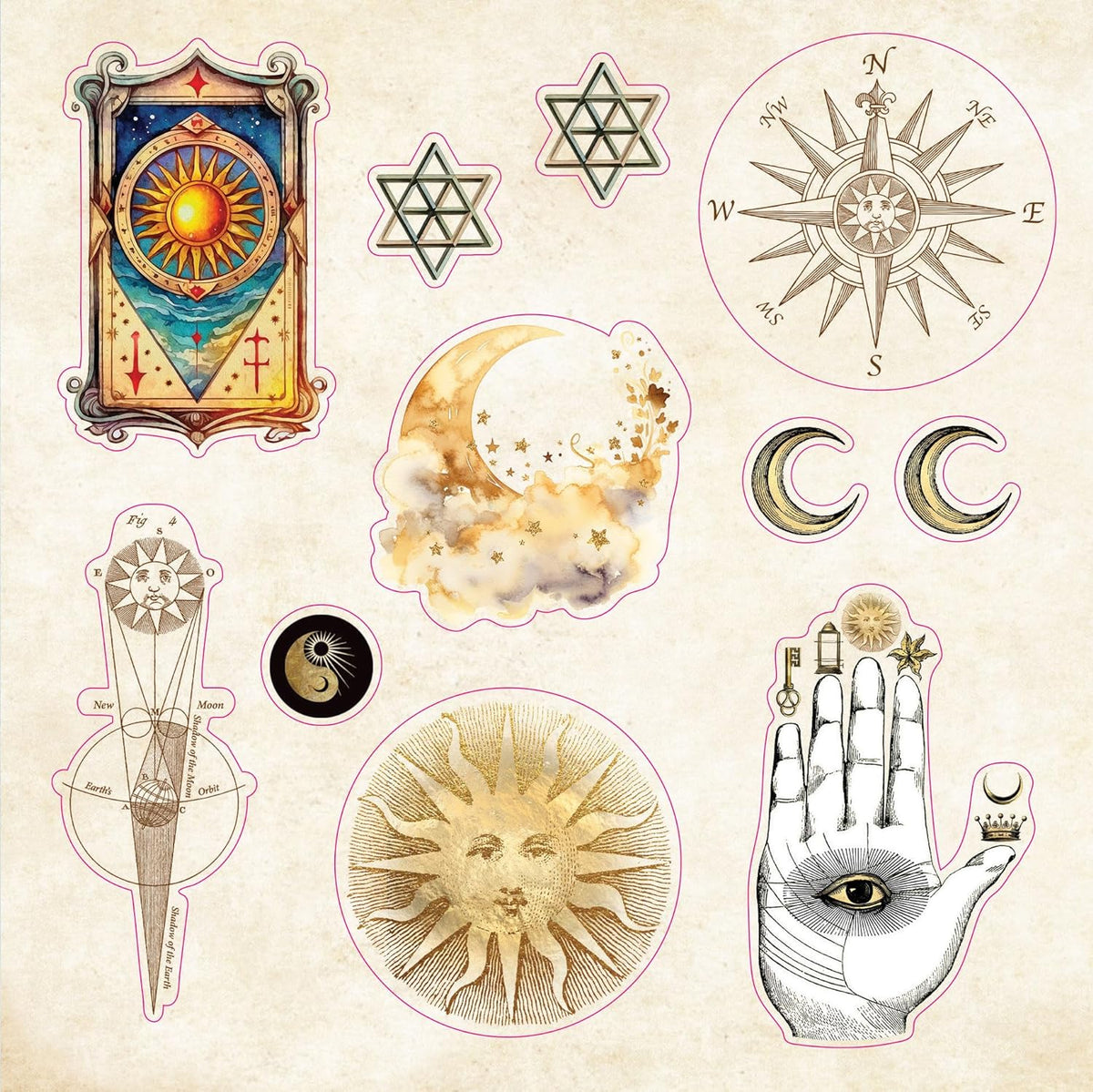 Celestial Wonders Sticker Book (over 900 stickers!)