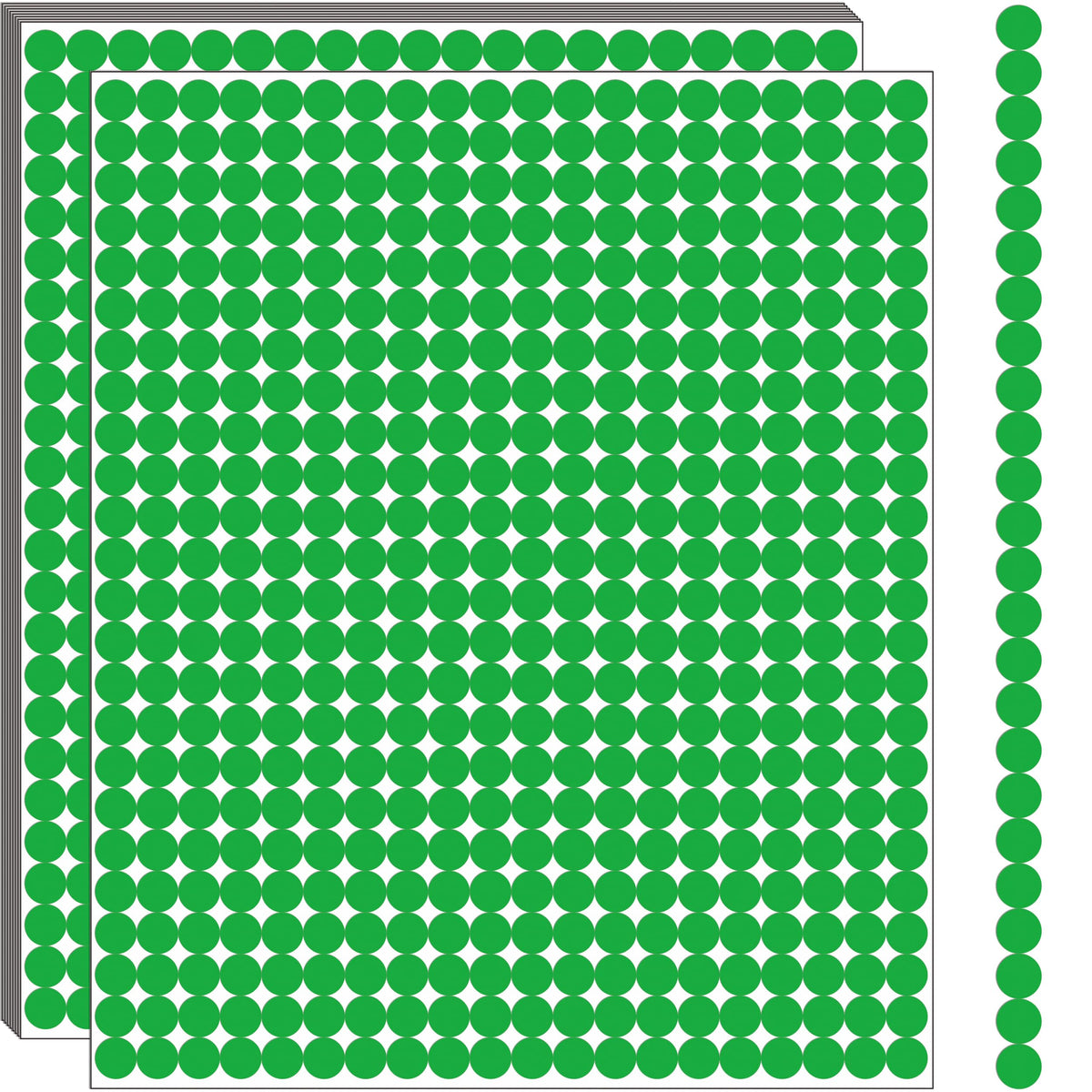 10000 PCS Small Dot Stickers 1/4" Round Color Coding Labels Circle Sticker