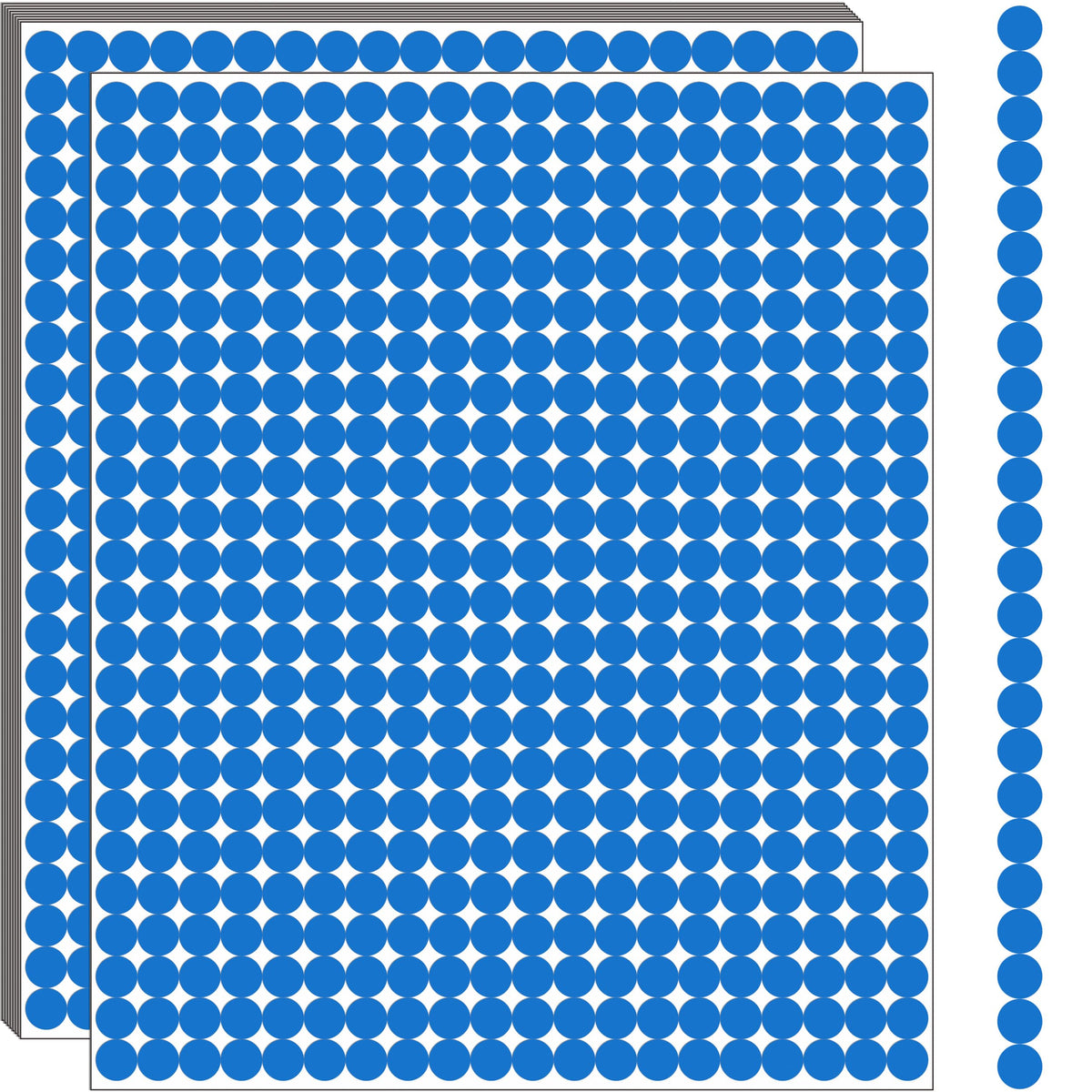 10000 PCS Small Dot Stickers 1/4" Round Color Coding Labels Circle Sticker