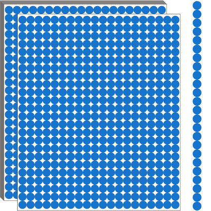 10000 PCS Small Dot Stickers 1/4" Round Color Coding Labels Circle Sticker
