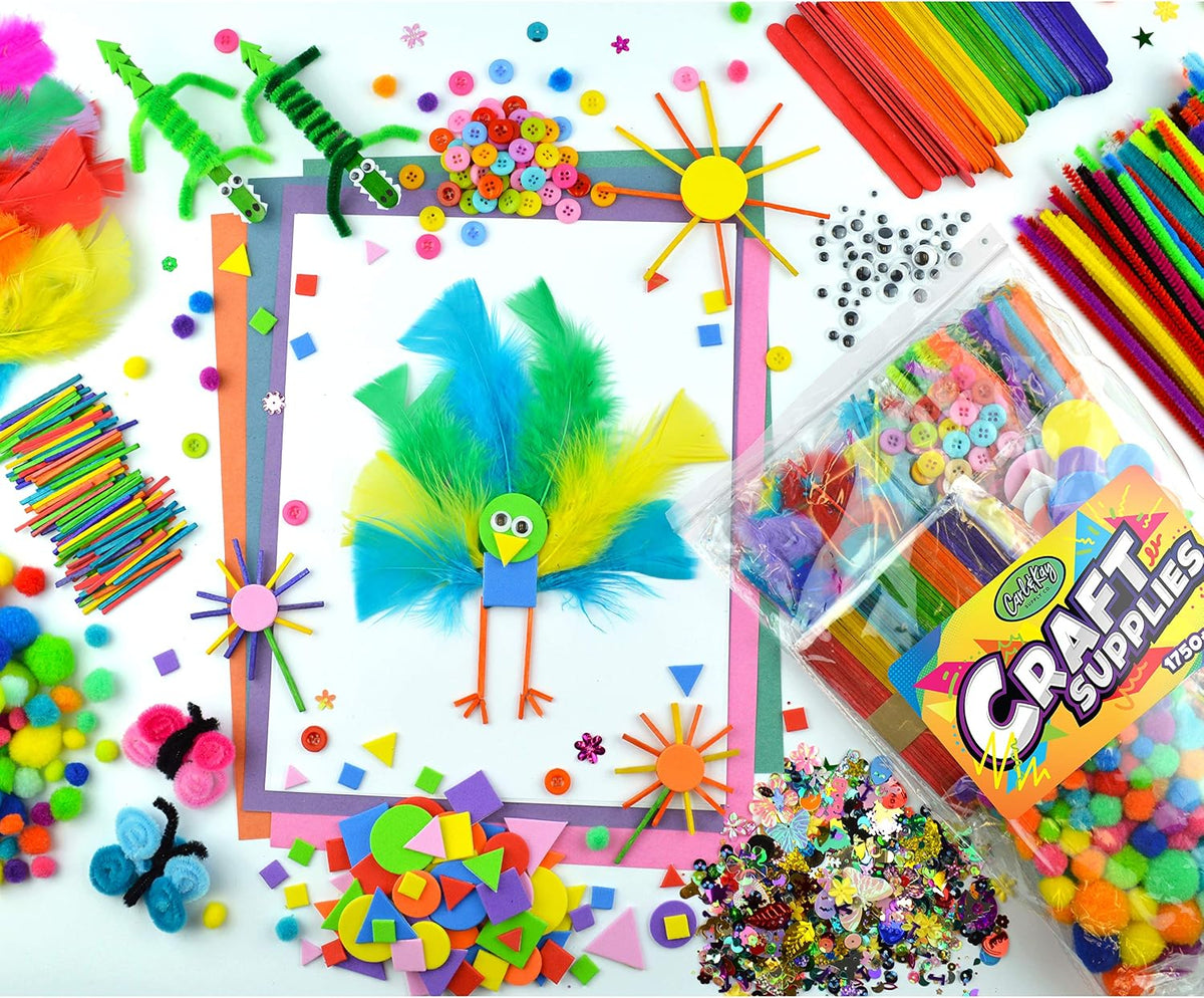 Arts & Crafts Supplies Kits & Materials Set for Kids, Toddler - Carl & Kay