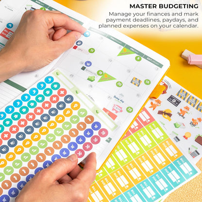 Clever Fox Mega Sticker Pack, Happy Calendar & Journal Accessories, 2000+