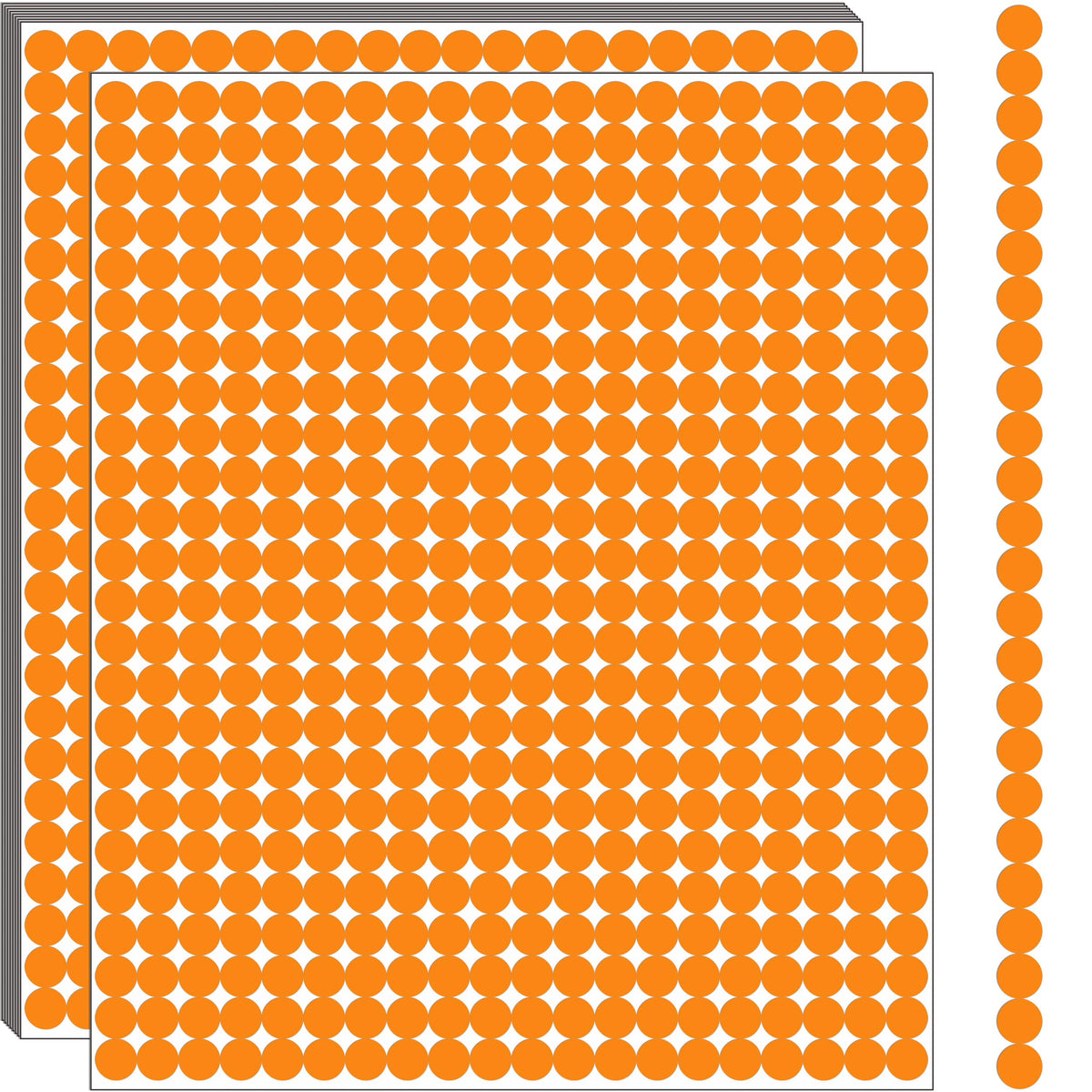10000 PCS Small Dot Stickers 1/4" Round Color Coding Labels Circle Sticker