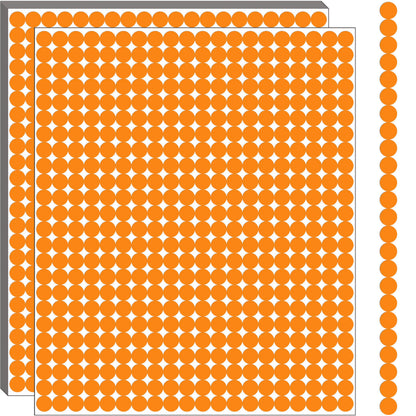 10000 PCS Small Dot Stickers 1/4" Round Color Coding Labels Circle Sticker