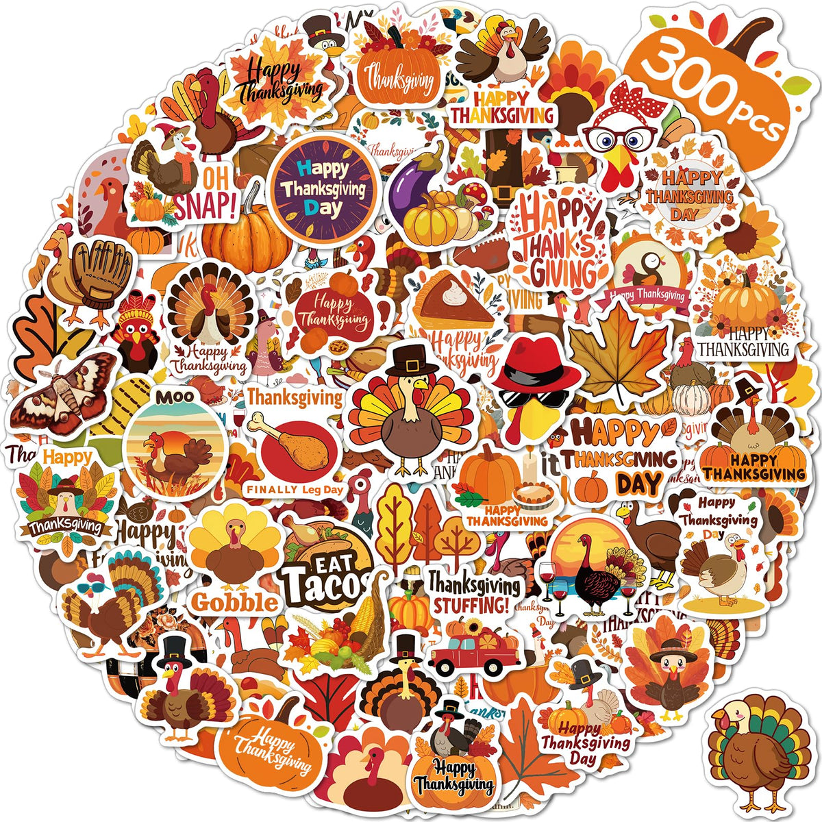 300 Pcs Funny Stickers for Adults, Sticker Pack for Water Bottle Laptop