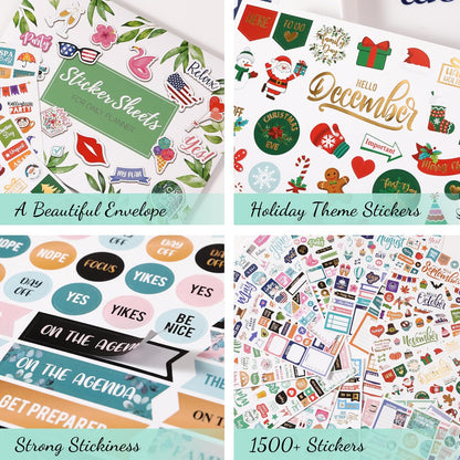 Planner Stickers - Monthly Planner Stickers and Accessories 25 Pages