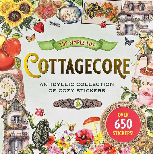 Cottagecore Sticker Book (over 650 stickers!)