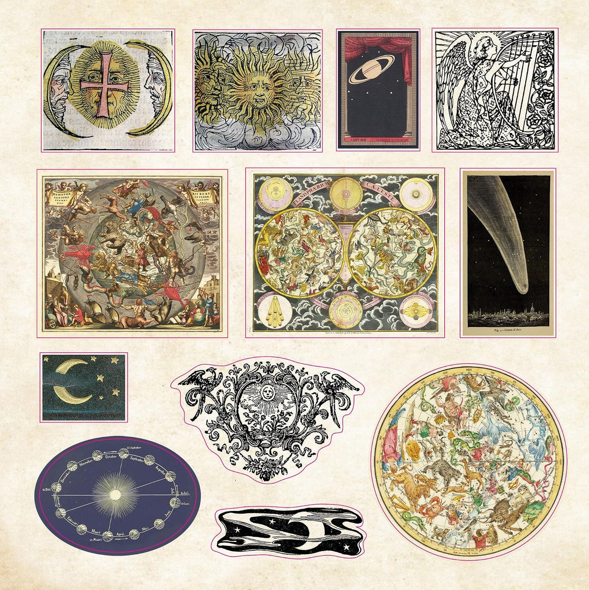 Celestial Wonders Sticker Book (over 900 stickers!)