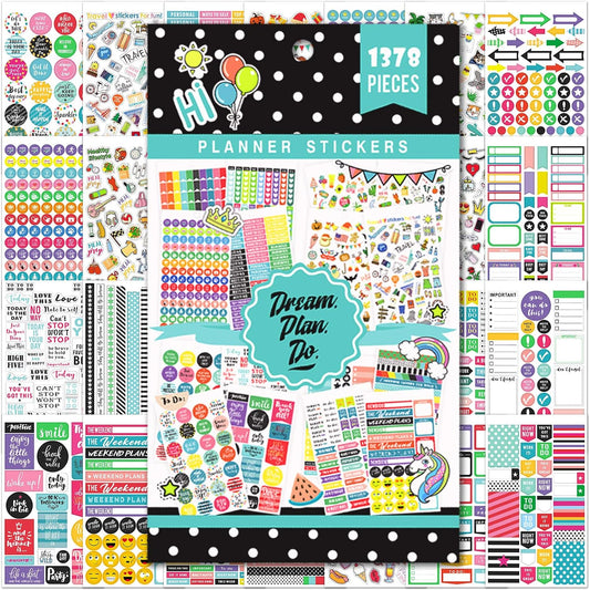 Planner Stickers - planner with stickers with 28 Sheets