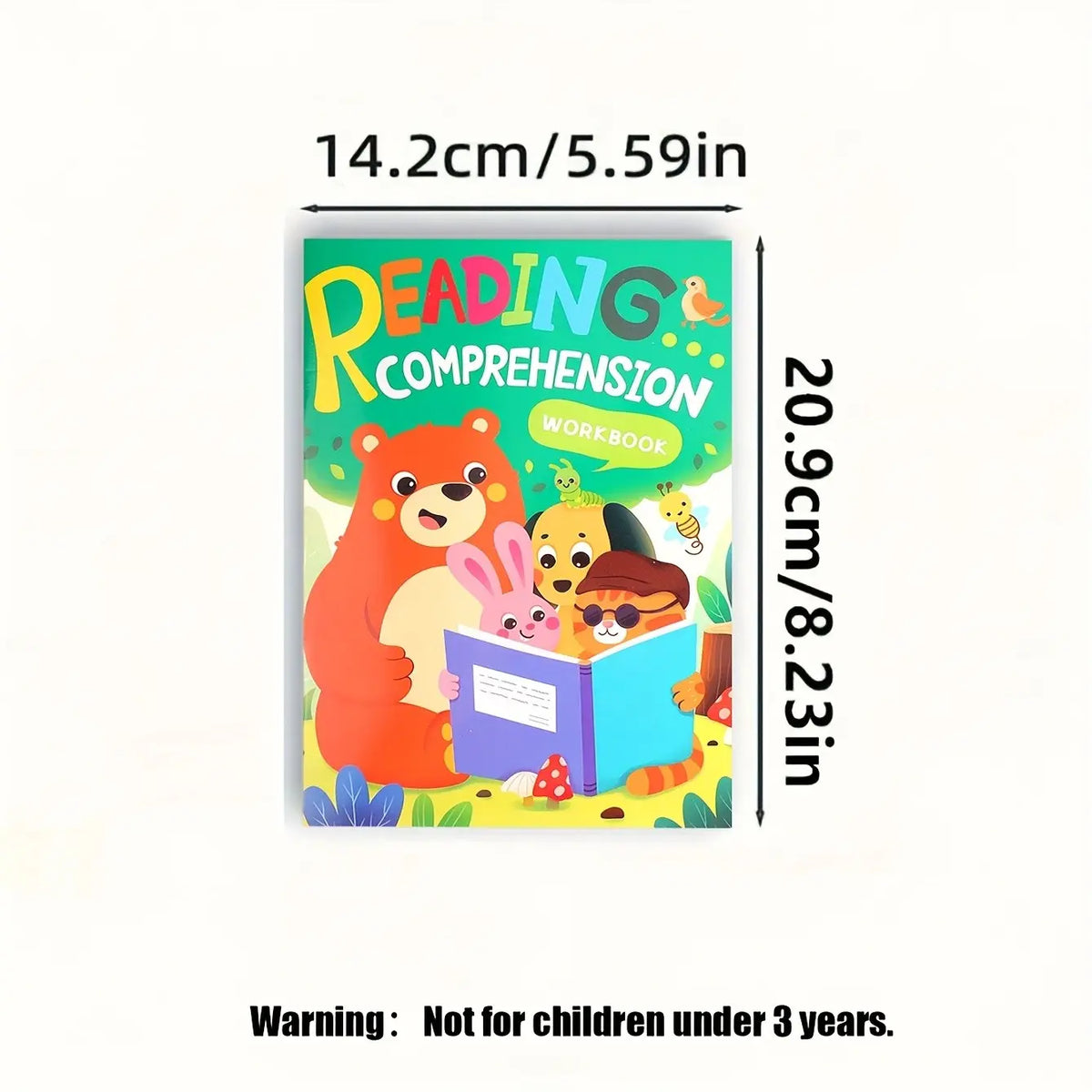 Reading Comprehension Workbook, Fun Stories & Activities, Enhance Literacy, Writing, Critical Thinking, Back-To-School Gift, Preschool Learning Materials, School Supplies, Study Materials
